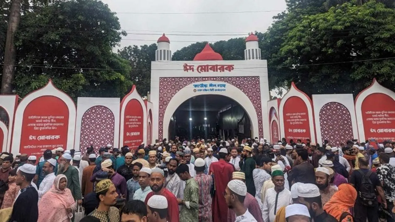 জাতীয় ঈদগাহে প্রধান জামাত সকাল সাড়ে ৮টায়