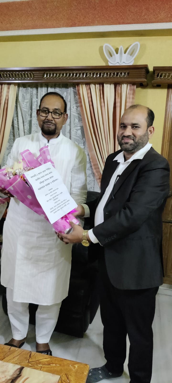 ঝালকাঠি-১ আসনের সাংসদকে পবিপ্রবির জিয়া পরিষদের সাধারণ সম্পাদকের শুভেচ্ছা